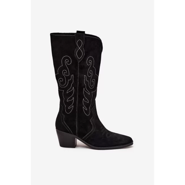  Pantofi de dama ZAZOO KARIRA NEGRU 