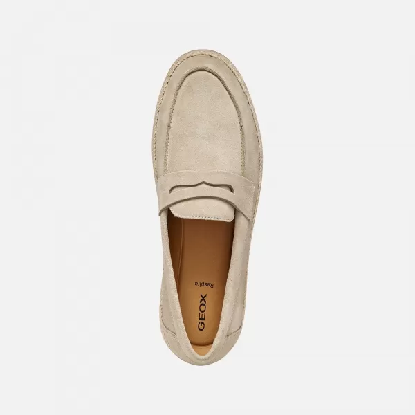  Mocasini pentru bărbați GEOX PANTELLERIA G014529 BEJ 
