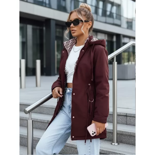  Geaca de dama DSTREET TY5349 BURGUNDIA 