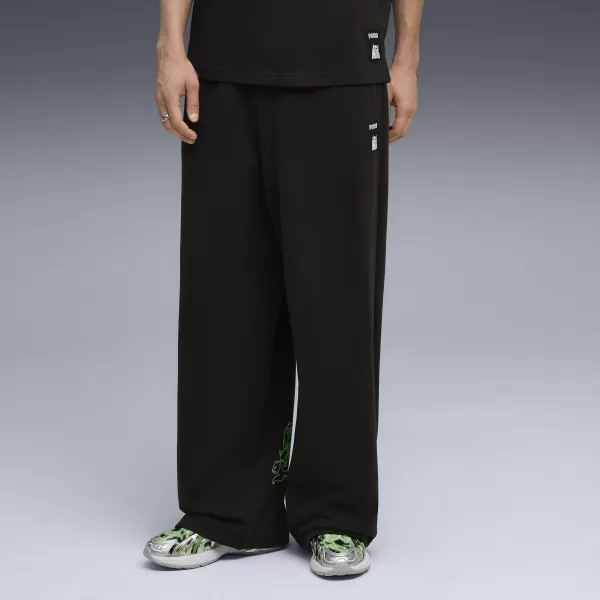  Pantaloni pentru bărbați PUMA X RIPNDIP SWEATPANTS 632416-01 PUMA NEGRU 