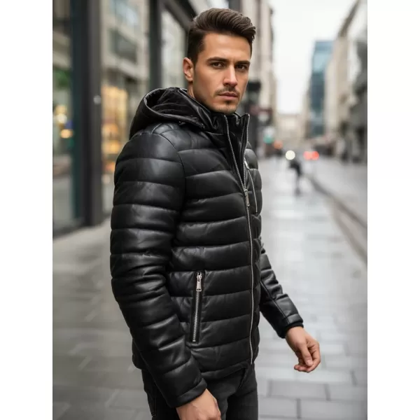  Jachetă pentru bărbați DSTREET TX5116 NEGRU 