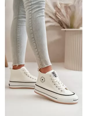 Adidași de damă BIG STAR OO274061 WHITE Pantofi Big Star