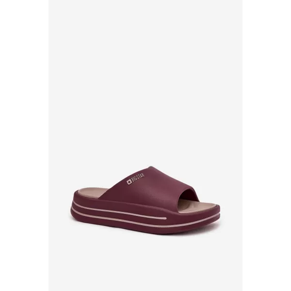  Papuci dama BIG STAR SS274425 RED Pantofi Big Star 