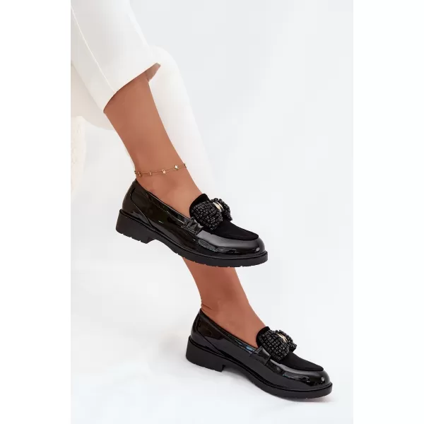  Mocasini de dama D&A HY51-319 NEGRU 