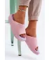 Papuci dama BIG STAR NN274A035 ROZ Pantofi Big Star