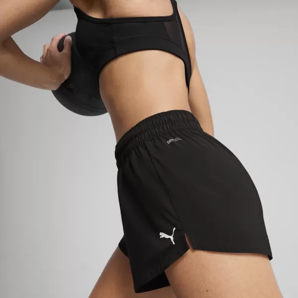  Pantaloni scurți de damă PUMA TAD ESSENTIAL 3" WOVEN SHORT 525903_01 PUMA NEGRU 