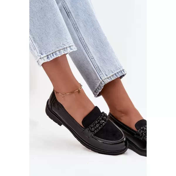  Mocasini de dama D&A HY52-541 NEGRU 