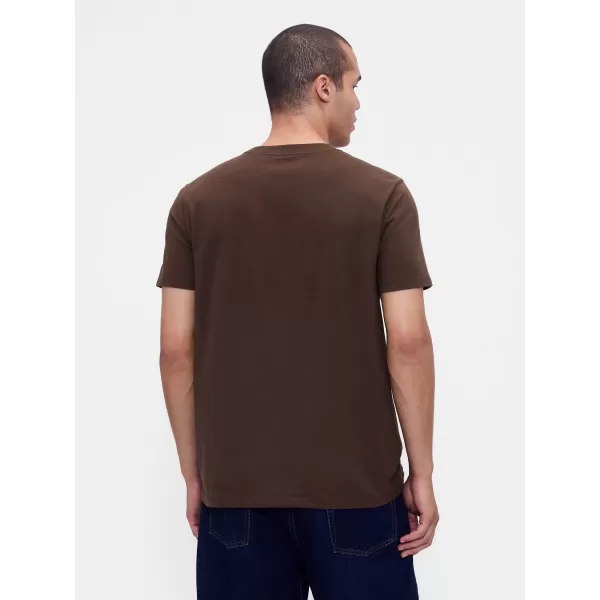  Tricou pentru bărbați GAP LOGO TEE 570044-44 MARO LEMNOS 