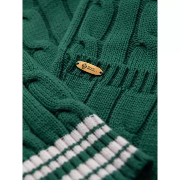  Cardigan pentru bărbați OMBRE OM-SWCD-0152 VERDE 