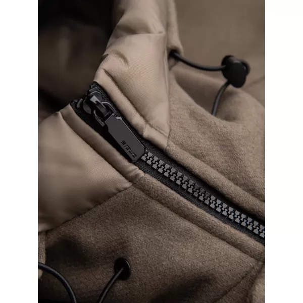  Palton pentru bărbați OMBRE OM-COWC-0132 KAKI 