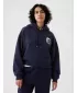 Hanorac de dama GAP LOGO FLEECE ABBREVIATED PULLOVER HOODIE 523563-02 UNIFORMA MARINEI