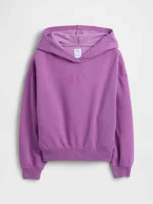 Hanorac pentru copii GAP HIGH LOW HOODIE PULLOVER 862110-01 ORHIDEEA CATTLEYA