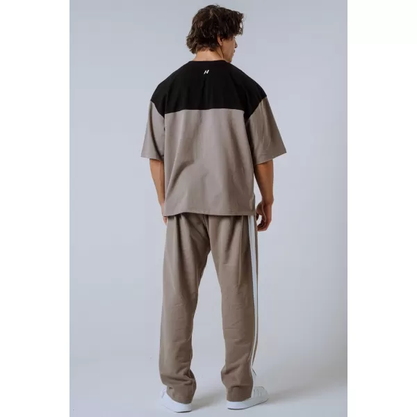  Tricou supradimensionat POWER 898 LIGHT BROWN ASH Nebbia 