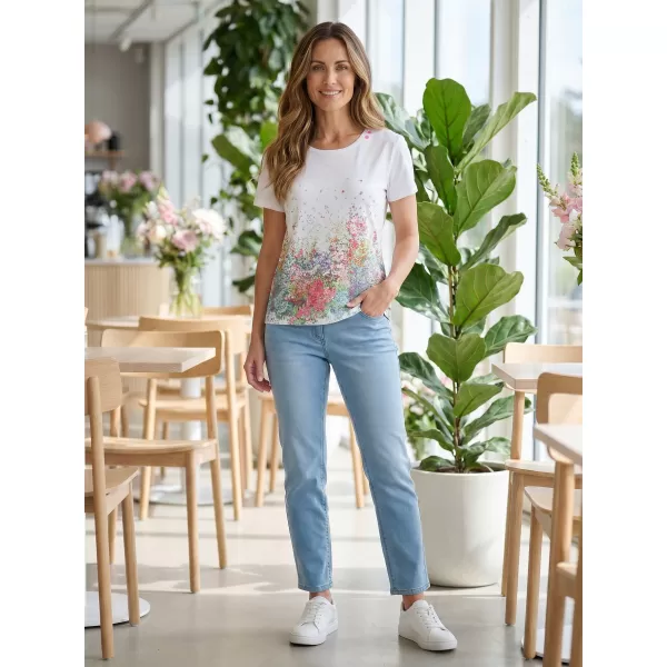  Tricou pentru femei ALTISPORT HELINA ALB 