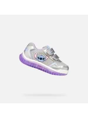 Adidași pentru fete GEOX LIGHTYLOO B6561C0AJASC1316 ARGINT