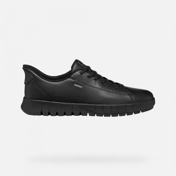  Adidași pentru bărbați GEOX FLEXTRIDE PLUS G014652 NEGRU 