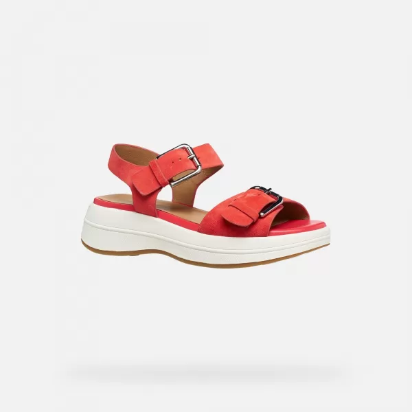  Sandale de dama GEOX SPHERICA ECUB-3 S G012855 ROŞU 