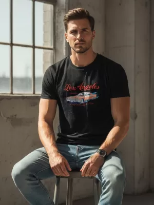 Tricou pentru bărbați DSTREET NX055R NEGRU