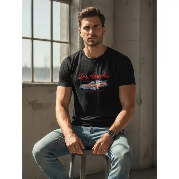  Tricou pentru bărbați DSTREET NX055R NEGRU 