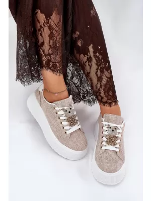 Adidași de damă S.BARSKI BF51-014 BEJ