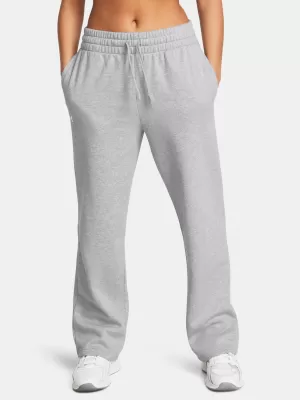 Pantaloni sport de damă UNDER ARMOUR UA RIVAL FLC STRAIGHT PANT 1381847-011 GRI
