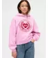 Hanorac pentru copii GAP LOGO HOODIE PULLOVER 869541-00 ROZ ZAHAR