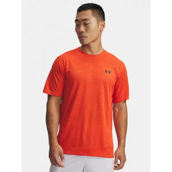  Tricou pentru bărbați UNDER ARMOUR UA TECH VENT JACQUARD SS 1377052-844 PORTOCALE 