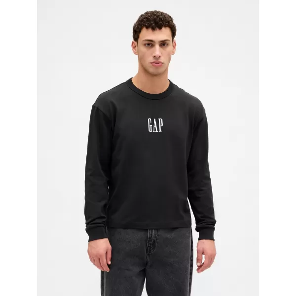  Tricou pentru bărbați GAP LONGSLEEVE TEE 838354-00 NOAPTE FĂRĂ LUNĂ 
