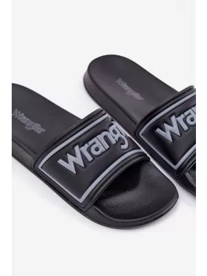 Papuci pentru bărbați WRANGLER AVERELL 20251042.25Y NEGRU