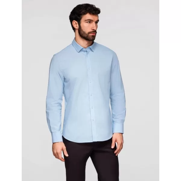  Cămașă pentru bărbați OMBRE K699 ALBASTRU 