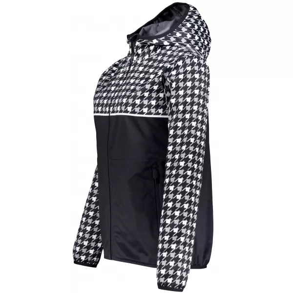  Jachetă softshell premium pentru femei ALTISPORT VOJ/ALW048JACK01 ALB-NEGRU 