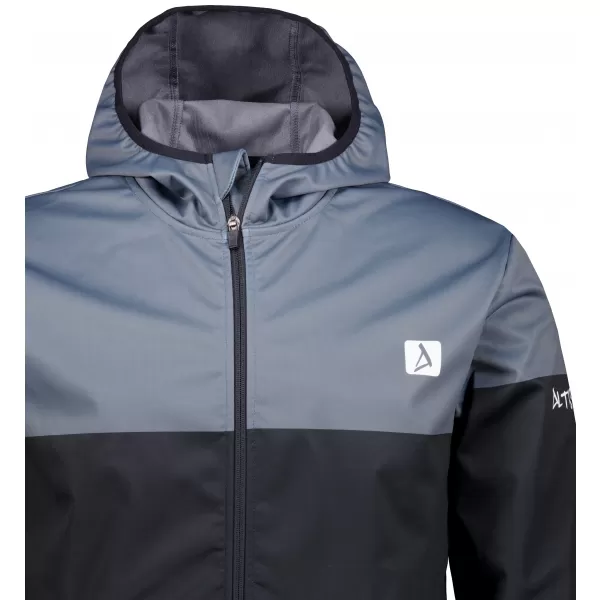  Jachetă softshell premium pentru bărbați ALTISPORT VOJ/ALM051JACK01 NEGRU CENUȘIU 
