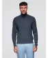 Pulover pentru bărbați OMBRE OM-SWTN-0157 ALBASTRU MARIN