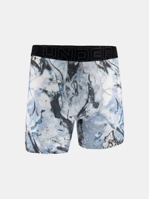 Boxeri pentru bărbați UNDER ARMOUR UA PERFORMANCE TECH - PRINT 6IN - 1PK 1383875-101 NEGRU