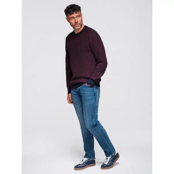  Pulover pentru bărbați OMBRE OM-SWSW-0122 MARO 