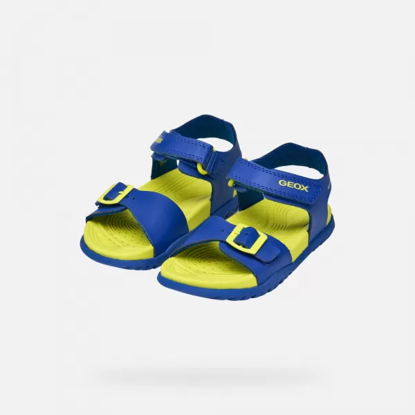  Sandale pentru baieti GEOX GHITA J35HMA000BCCK42H ALBASTRU 