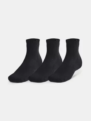 Șosete UNDER ARMOUR UNISEX UA TC QTR (3 PÁRY) 1386372-001 NEGRU