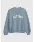 Hanorac pentru copii GAP LOGO SWEATSHIRT 826982-00 CERUL DIN NOUA ANGLIE