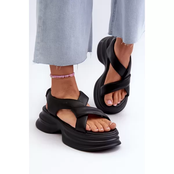  Sandale de dama ZAZOO 2743 NEGRU 