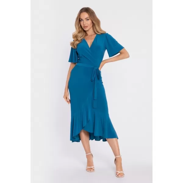  Rochie MOE M912 ALBASTRU OCEANIC 