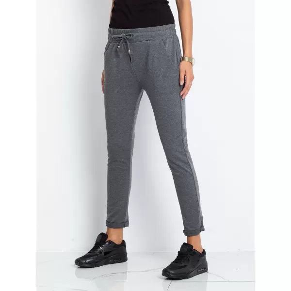  Pantaloni de trening pentru femei BASIC FEEL GOOD RV-DR-3698.09X GRI ÎNCHIS 