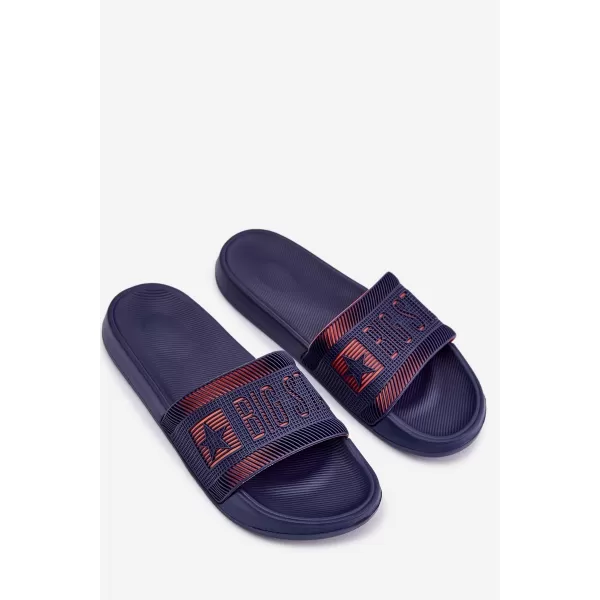  Flip-flops pentru bărbați BIG STAR RR174A052 BLUE Big Star Pantofi 