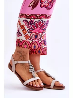 Sandale de dama S.BARSKI KV-5541-42 BEJ