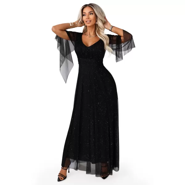  Rochie NUMOCO 655-1 NEGRU 
