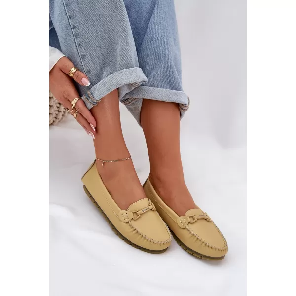  Mocasini de dama S.BARSKI LR51-547 GALBEN 