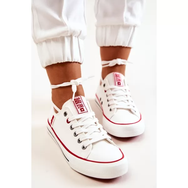  Adidași de damă BIG STAR JJ274123 WHITE Pantofi Big Star 