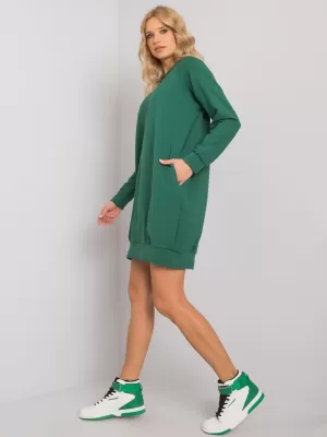 Rochie BASIC FEEL GOOD RV-TU-5184.93P VERDE ÎNCHIS