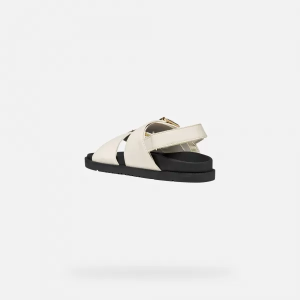  Sandale pentru fete GEOX SANDAL FOAMMENTERA J65P0A000BCC1058 CREMOS 