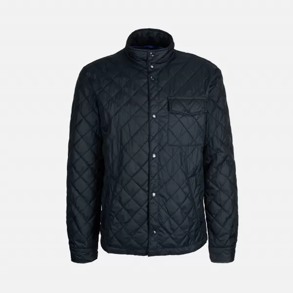  Jachetă pentru bărbați GEOX BARBERIGO G014357 ALBASTRU ÎNCHIS 