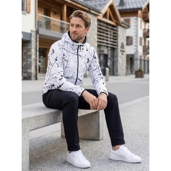  Jachetă softshell premium pentru bărbați ALTISPORT VOJ/ALM034JACK01 ALB 